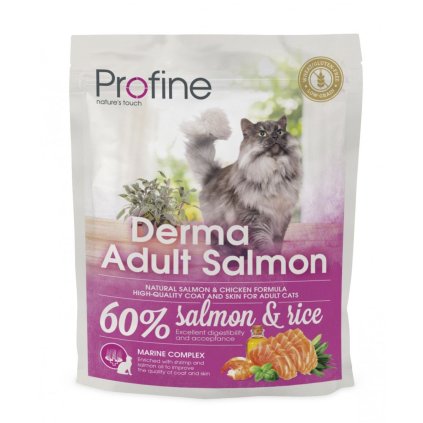 4392 new profine cat derma adult salmon 300g