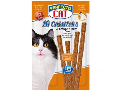 Perfecto Cat Masové tyčky játra & drůbeží 50 g 10 ks