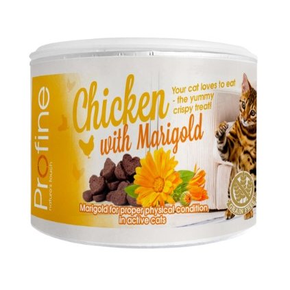 7035 profine cat crunchy snack chicken marigold 50g