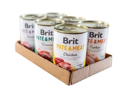 Brit Paté & Meat MIX PACK 6x400 g