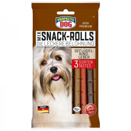 Perfecto Dog tyčinky MIX kuřecí, hovězí, játra 15 ks 135 g