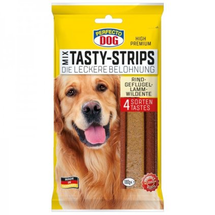 Perfecto Dog Masové plátky MIX hovězí, jehněčí, drůbeží, kachní 20 ks 180 g