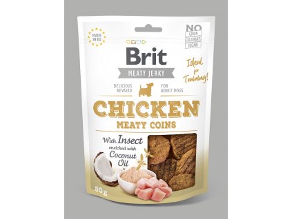 Brit Jerky Chicken with Insect Meaty Coins
