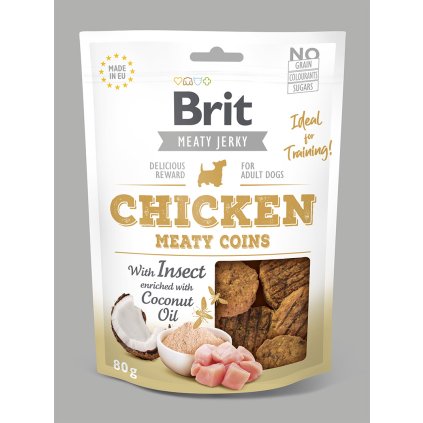 Brit Jerky Chicken with Insect Meaty Coins