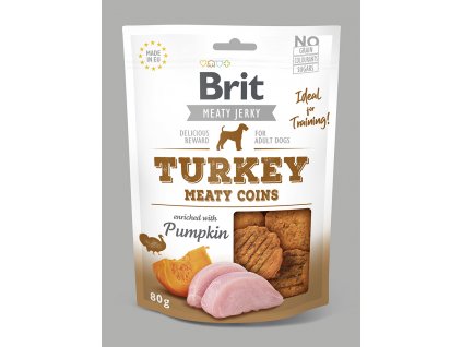 Brit Jerky Turkey Meaty Coins