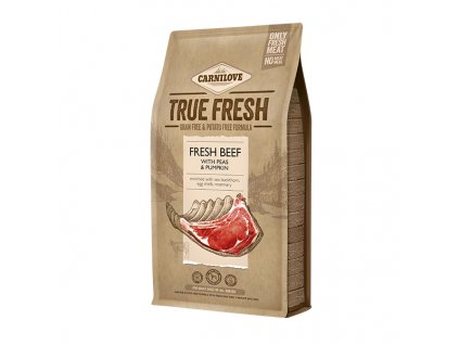 Carnilove TRUE FRESH BEEF for Adult dogs 4 kg