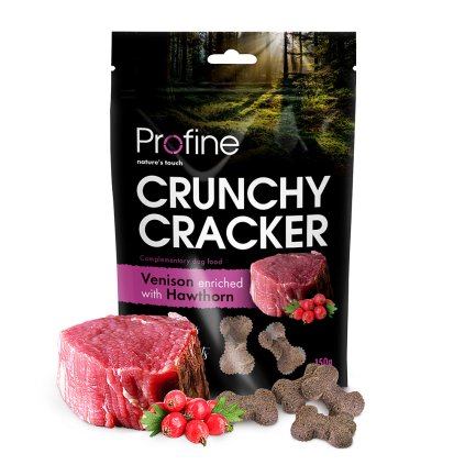 Profine Dog Crunchy Cracker Venison enriched with Hawthorn
