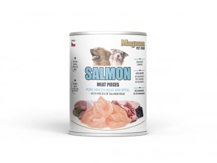 Magnum Meat Pieces Salmon dog 800 g