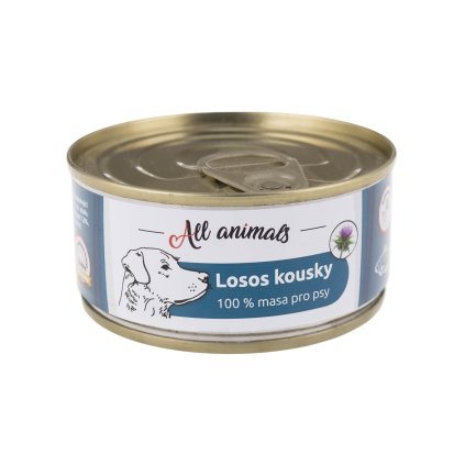 All Animals DOG losos kousky 90g