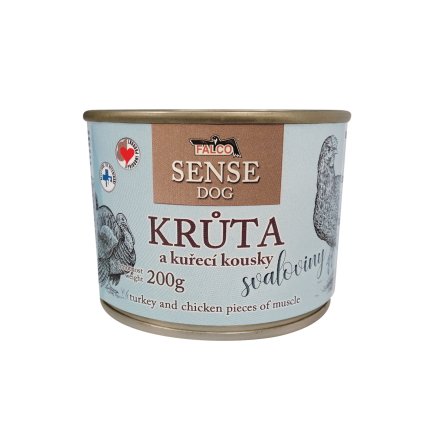 Falco Sense Dog krůta a kuře 200 g