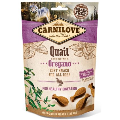 Carnilove Dog Semi Moist Snack Quail & Oregano 200 g