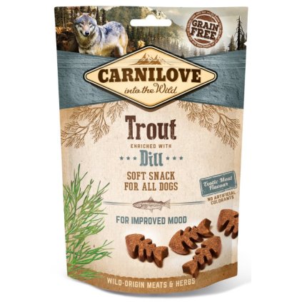 Carnilove Dog Semi Moist Snack Trout & Dill 200 g