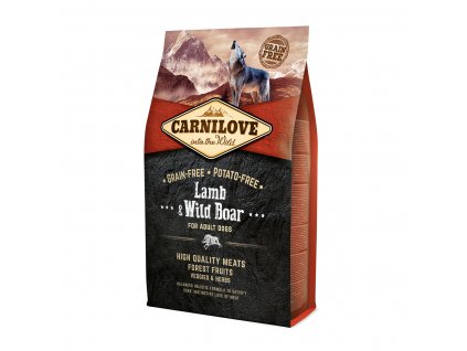 Carnilove Lamb & Wild Boar for Adult 4 kg