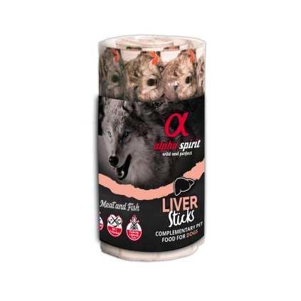 Alpha Spirit Dog Liver Sticks Ristra