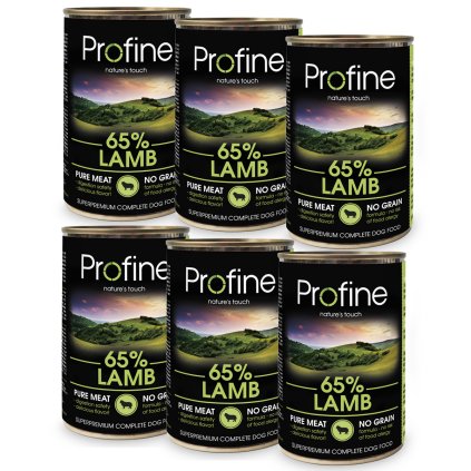 Profine 65% Lamb with hearts 6x 400g