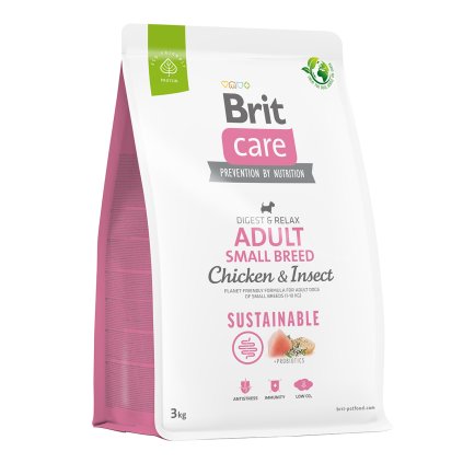 Brit Care Dog Sustainable Adult Small Breed 3 kg