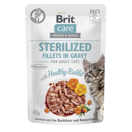 BCC Sterilized Fillets in Gravy w/Healthy Rabbit 85g