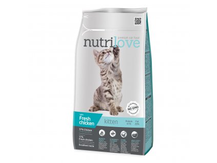 Nutrilove Kitten GRANULE pro koťata s kuřecím masem 1,4 kg