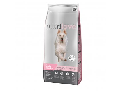 Nutrilove GRANULE pro psy Sensitive s jehněčím 3 kg