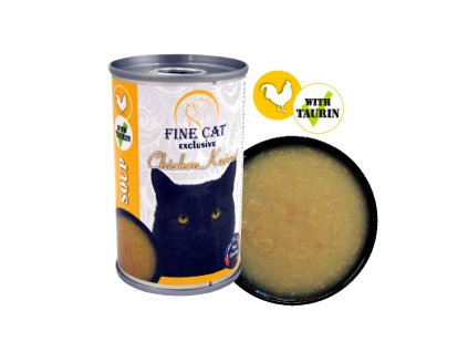 Fine Cat Exclusive Polévka pro kočky KUŘECÍ 158 g