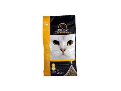 FINE CAT granule pro kočky s kuřecím 2 kg