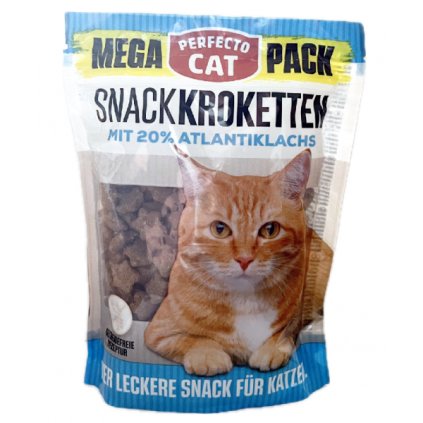 Perfecto Cat MEGA PACK snack Kroketten 20% s Atlantským lososem 150 g