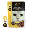 Fine Cat kapsička Grain-Free Adult kuřecí v omáčce