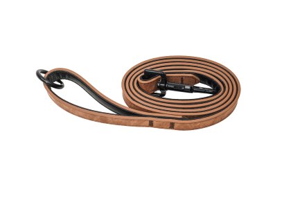 Kožené vodítko pro psa Woof hnědé | 130 cm