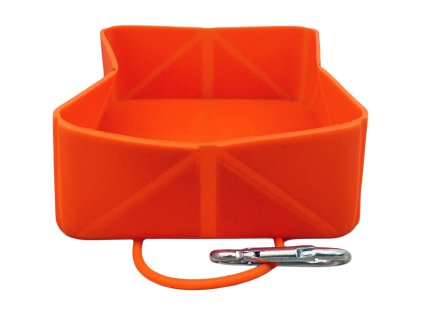 Skládací miska pro psa Foldsy oranžová