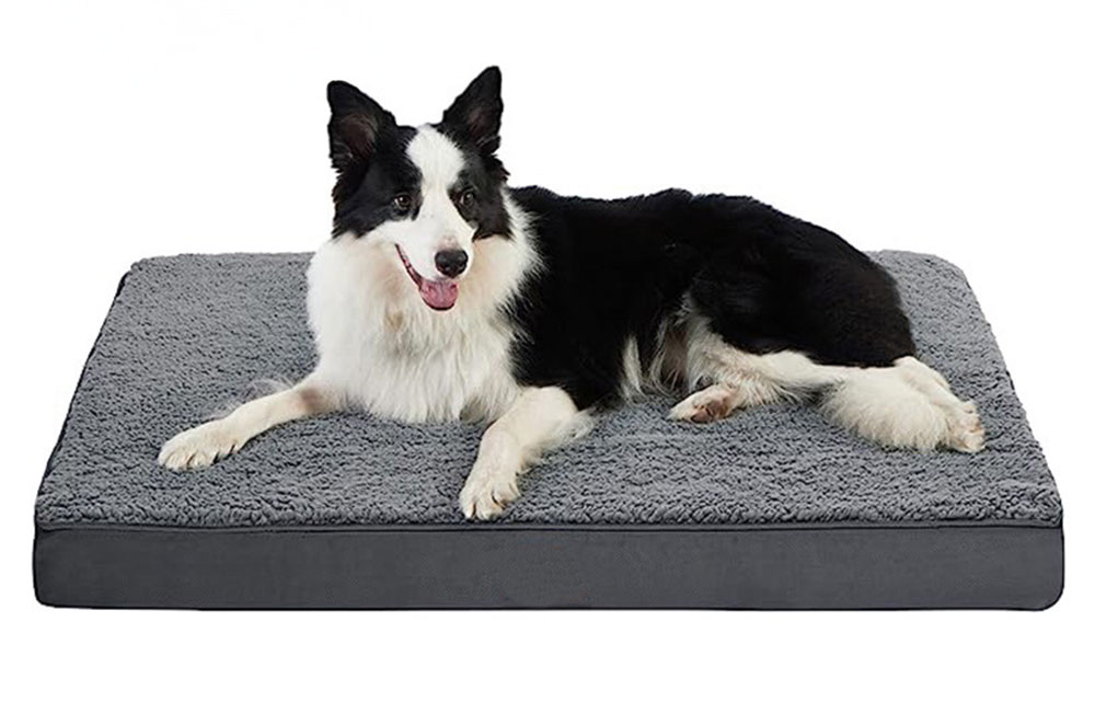 Petify Ortopedická matrace pro psa Relax 75x50 cm šedá