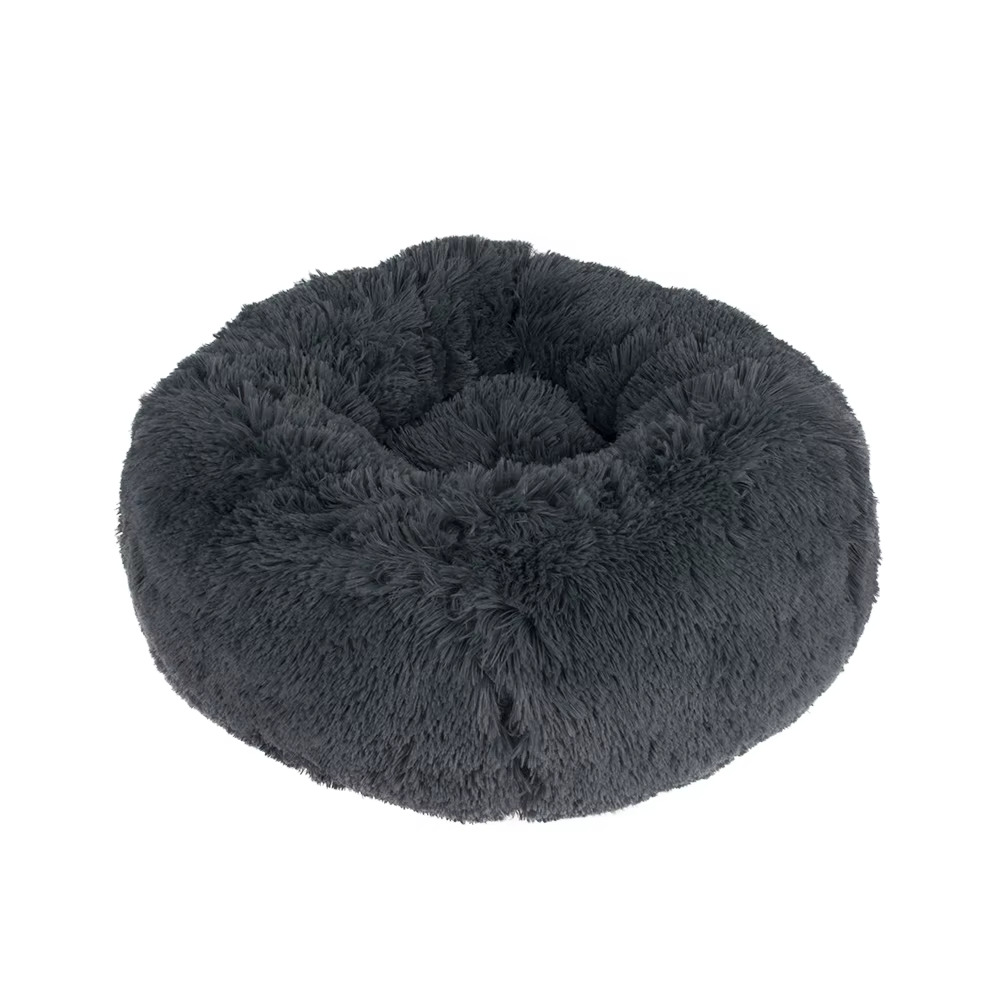 Petify Kulatý pelíšek Cuddle 80 cm černý
