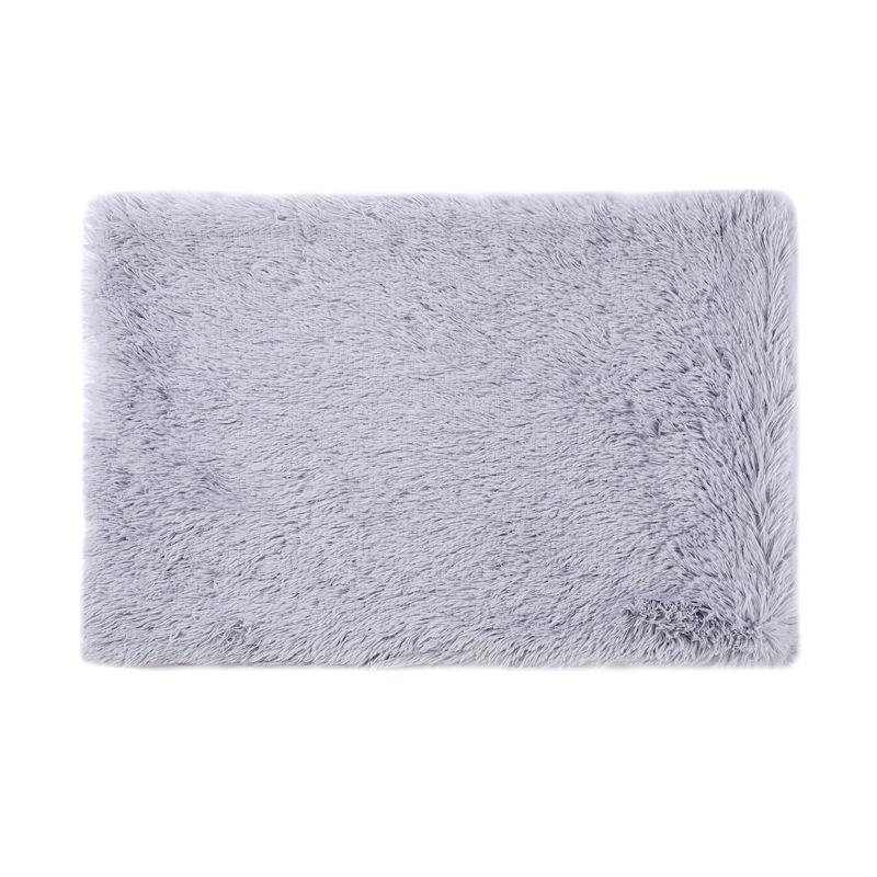 Petify Plyšová deka Chill 100x80 cm světle šedá