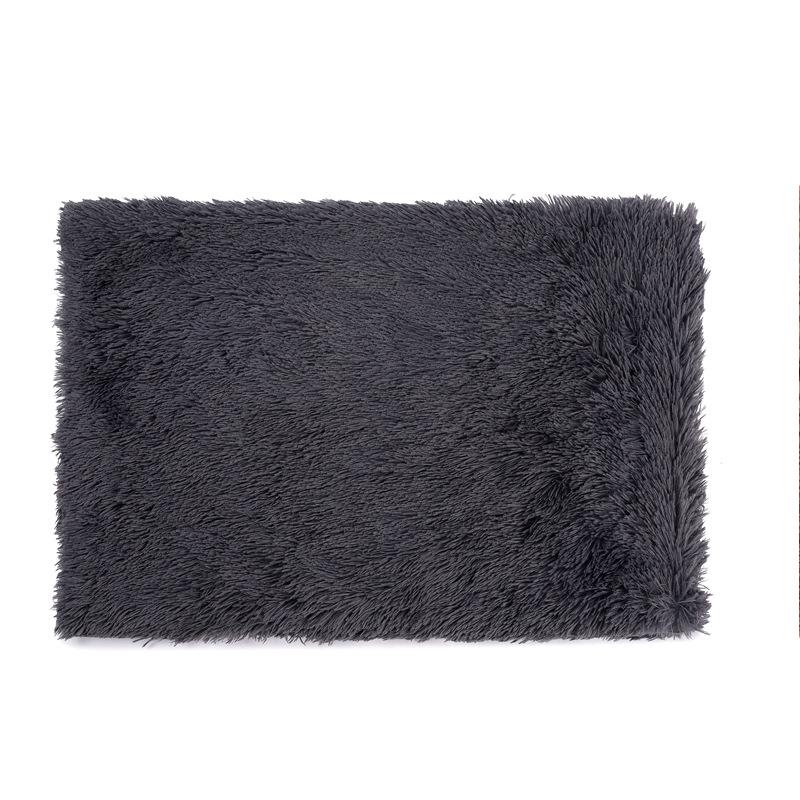 Petify Plyšová deka Chill 100x80 cm tmavě šedá
