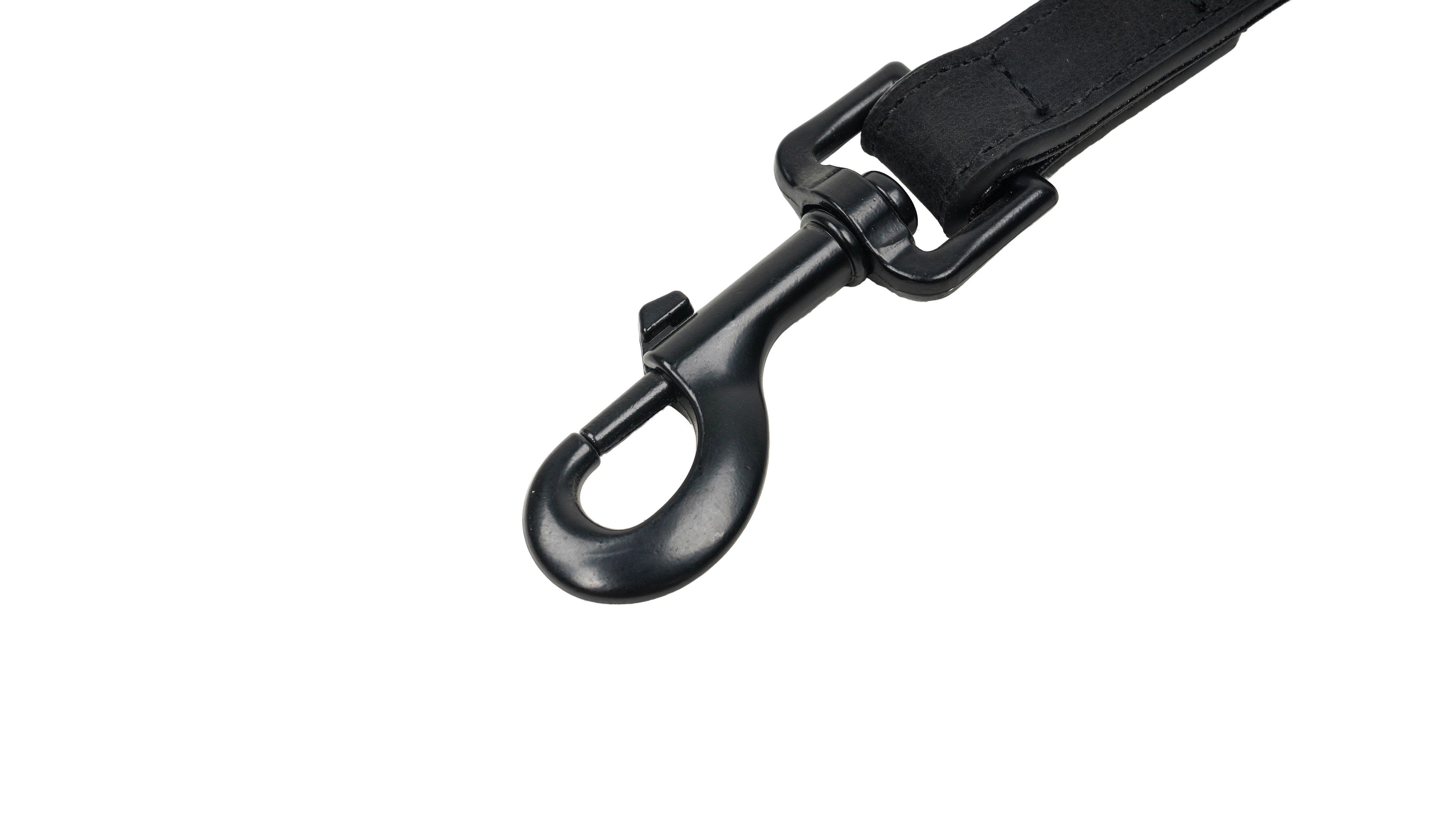 Petify Kožené vodítko pro psa Woof černé | 130 cm