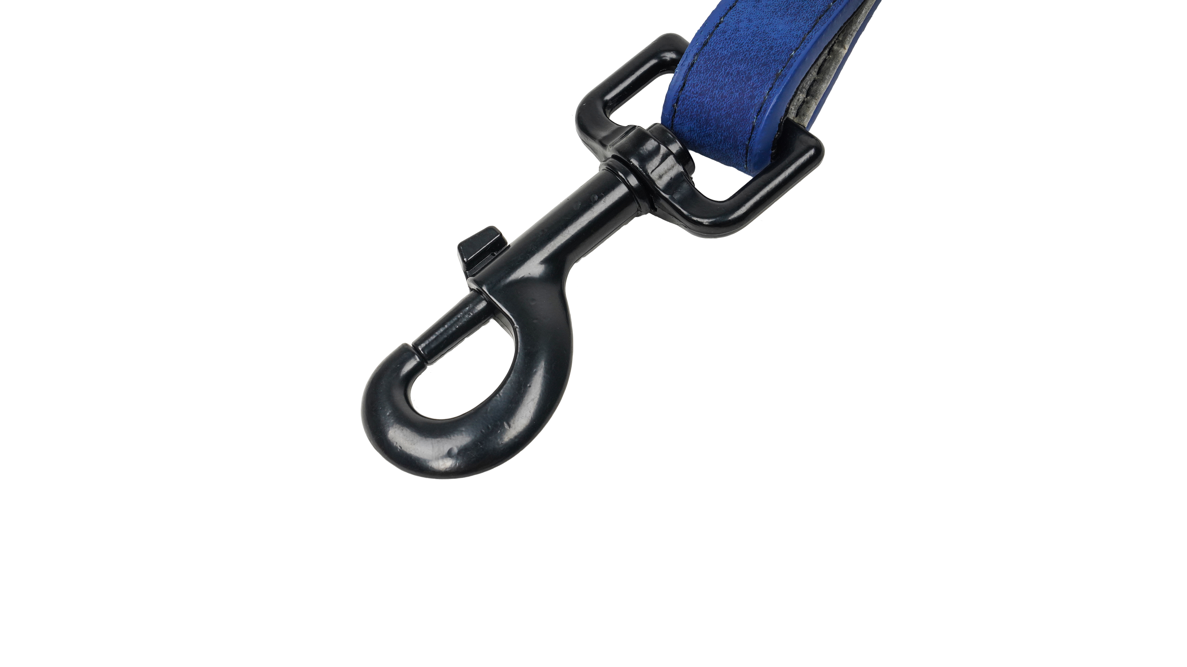 Petify Kožené vodítko pro psa Woof modré | 130 cm