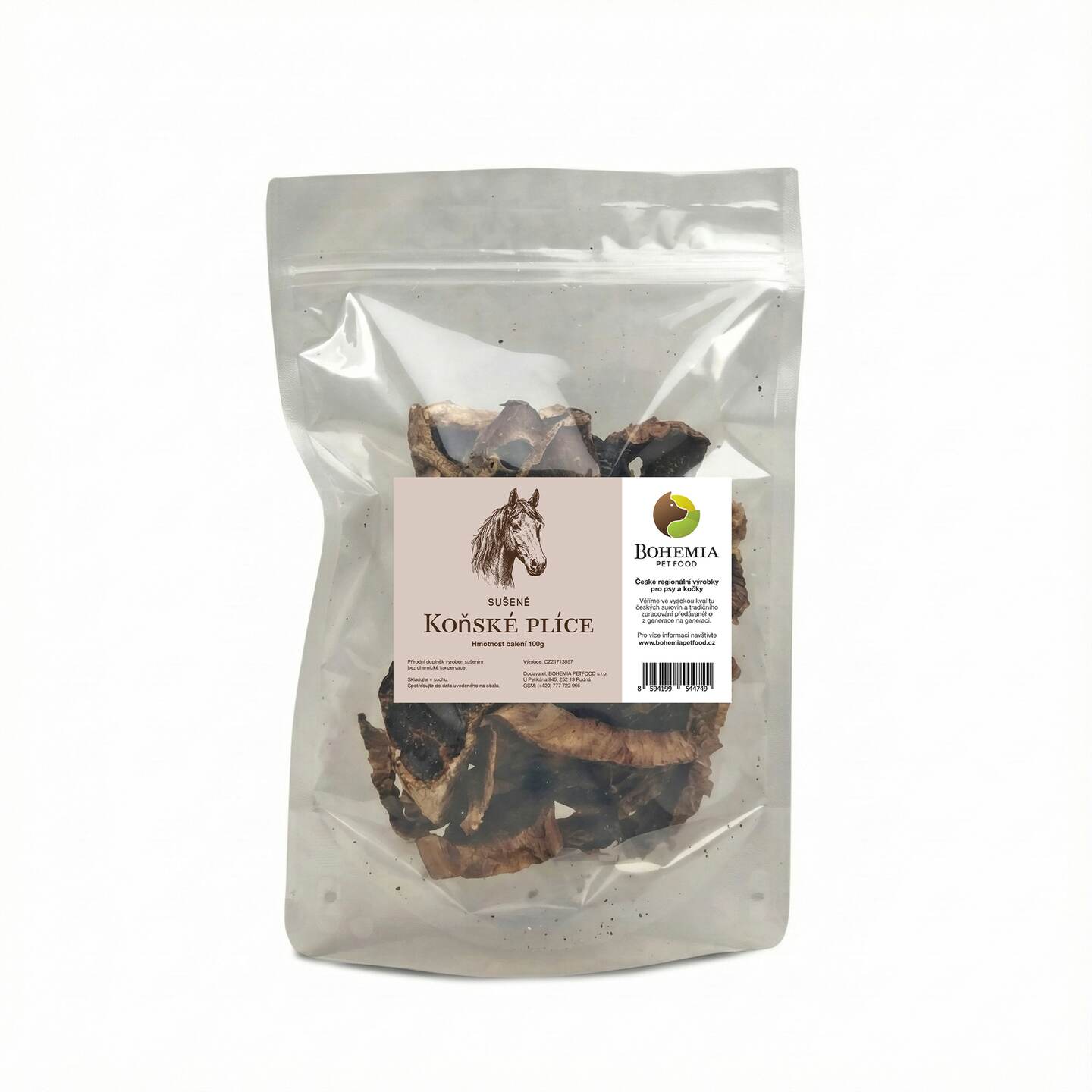 BOHEMIA Koňské plíce 100 g (dieta)