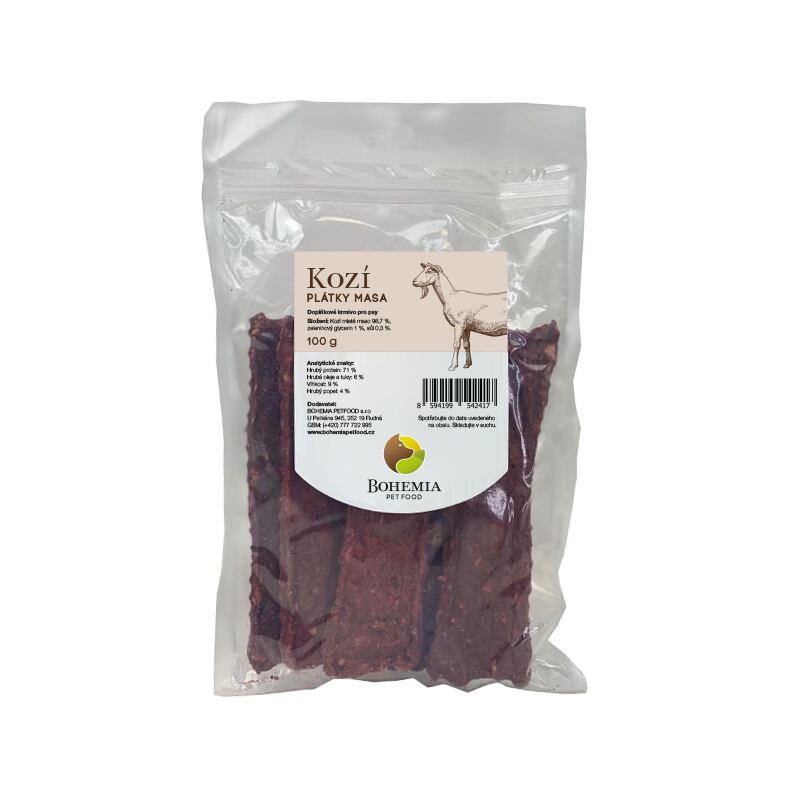 BOHEMIA Kozí plátky 100 g