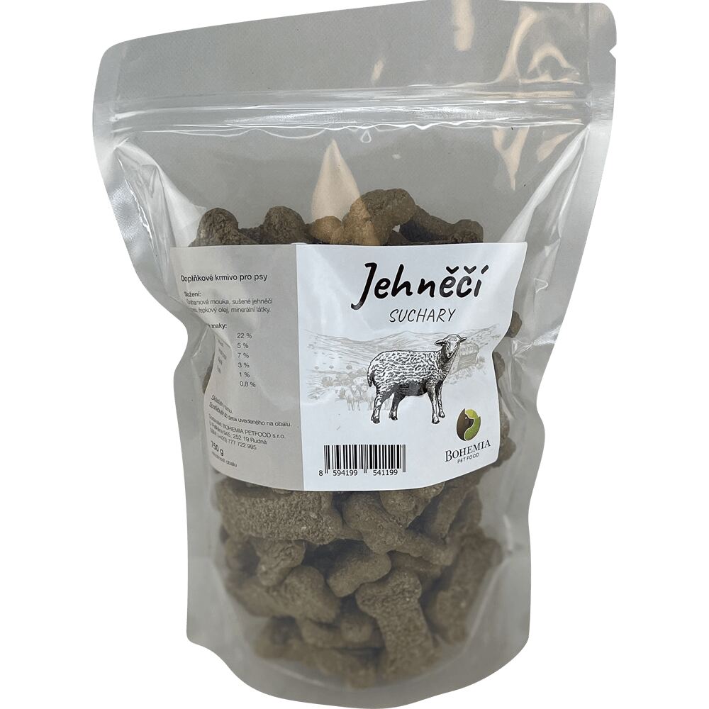 BOHEMIA Jehněčí suchary 750 g