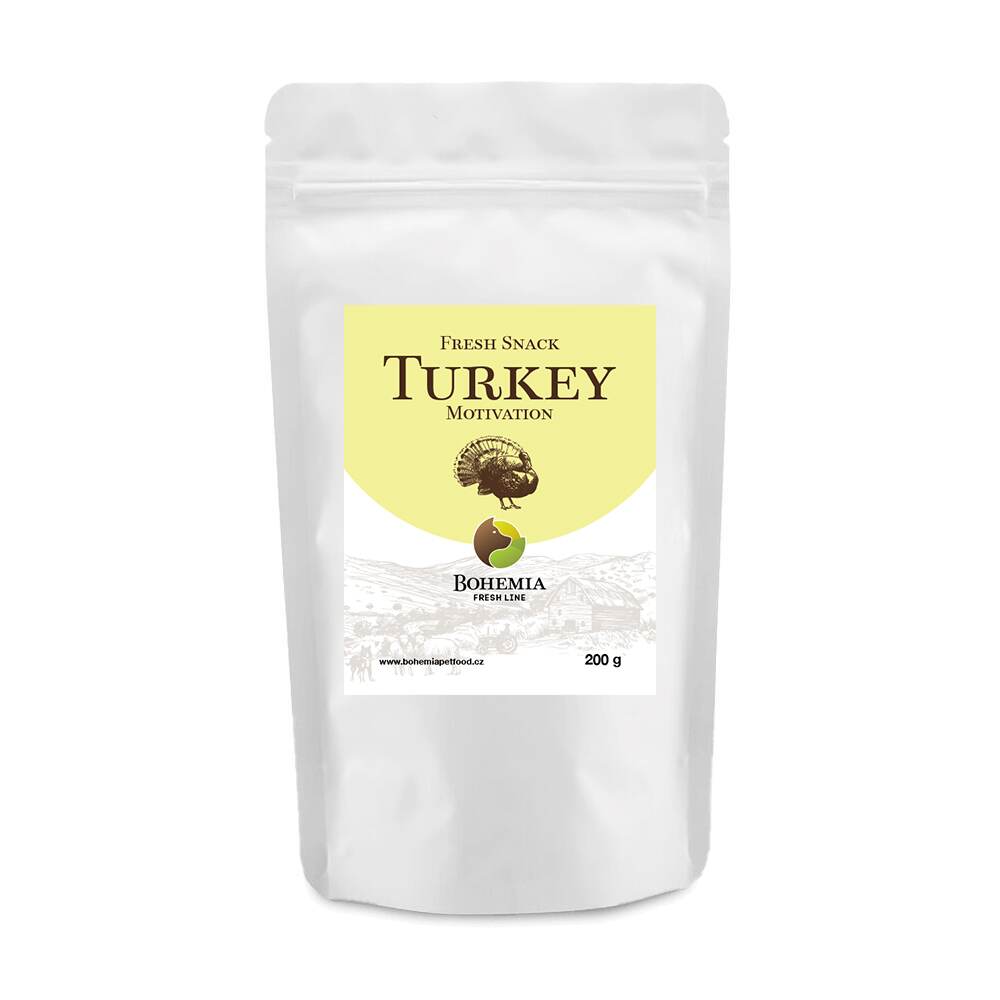 BOHEMIA FRESH Snack TURKEY motivation 200 g