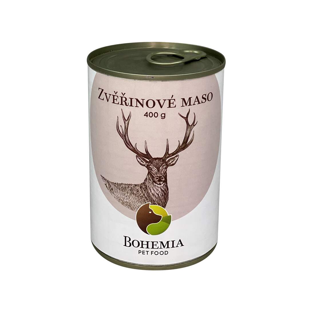BOHEMIA Zvěřinové maso ve vlastní šťávě 400 g