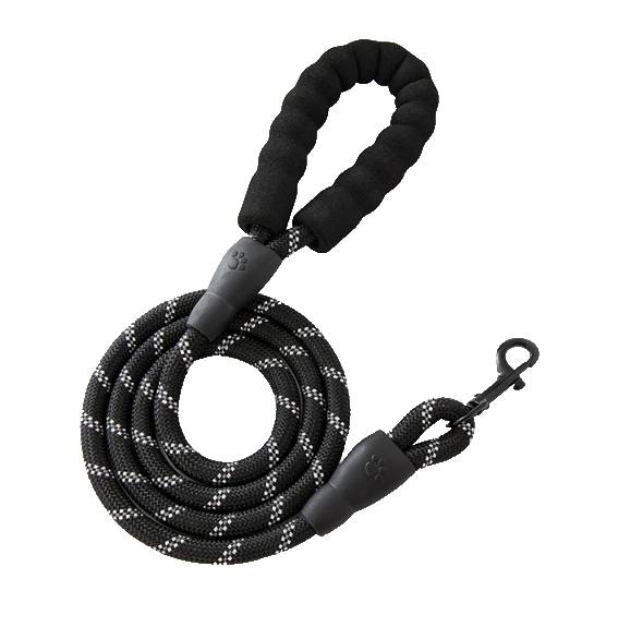 Petify Vodítko pro psa Tail černé | 145 cm