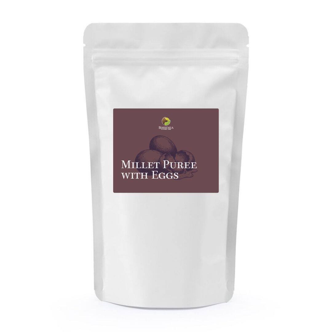 BOHEMIA COOKED Millet puree with eggs 800 g