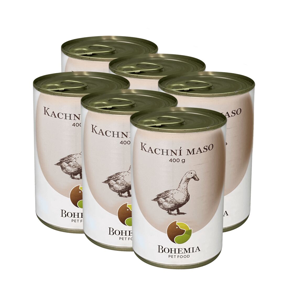 BOHEMIA Kachní maso ve vlastní šťávě 6x400 g