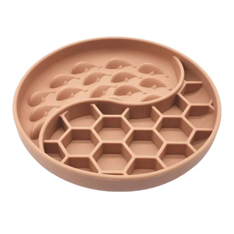 Protihltací miska pro psa Gulpy 19 cm světle hnědá