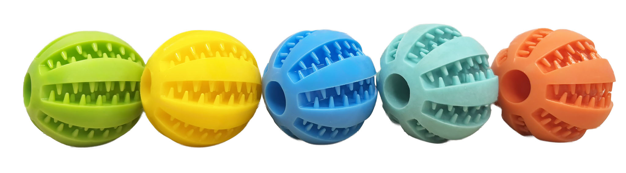 Žvýkací míček pro psy Bitey plnící 7 cm zelený