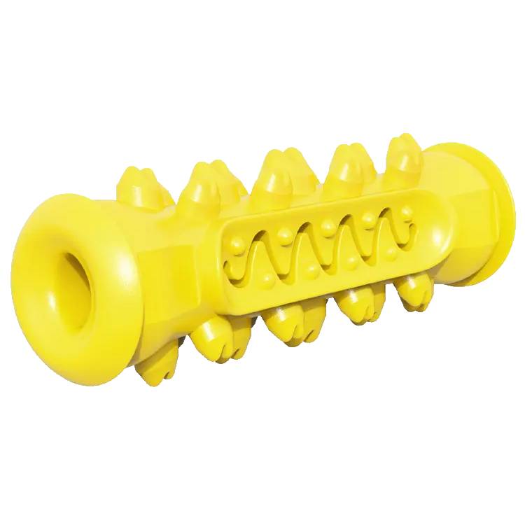 Dentální hračka pro psy Dent 15 cm žlutá