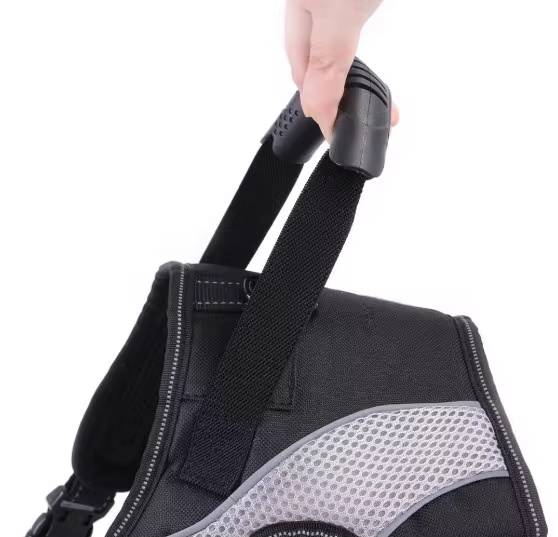 Petify Postroj pro psa Drooly šedý Velikost: S