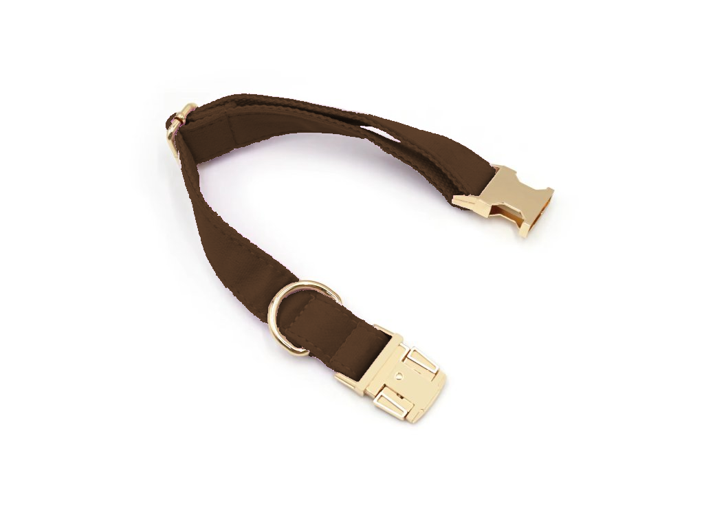 Petify Obojek pro psa Scruffy hnědý Velikost: L