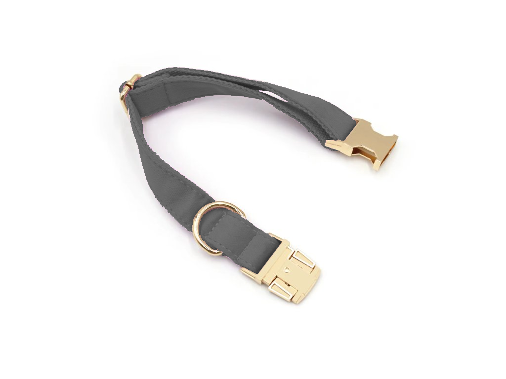 Petify Obojek pro psa Scruffy šedý Velikost: M