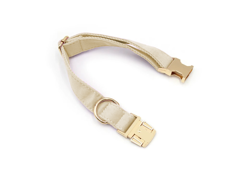 Petify Obojek pro psa Scruffy krémový Velikost: M